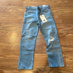 NWT wedgie straight size 27